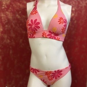 Victoria's Secret 2 Pieces Floral Bikini Top S Bottom M